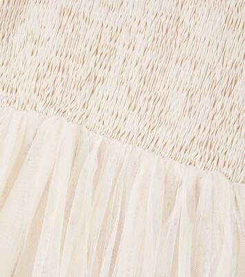 Janice shirred tulle dress | Donsje