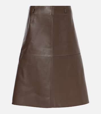 Gonna midi in pelle | Toteme