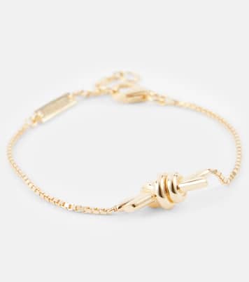 Bracciale Knot in argento sterling bagnato in oro | Bottega Veneta