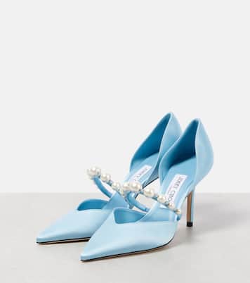 Escarpins Aurelie 85 en satin | Jimmy Choo