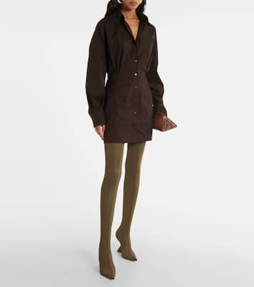 Abito corto in misto cotone | The Attico