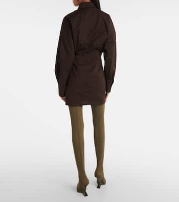 Abito corto in misto cotone | The Attico