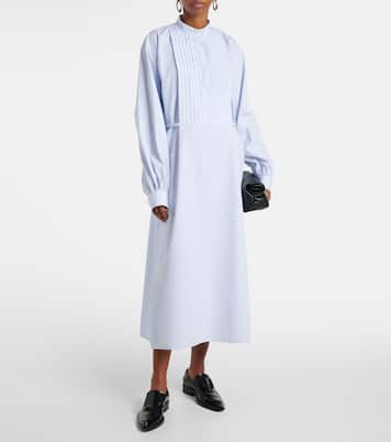 Vestido camisero de algodón | Jil Sander