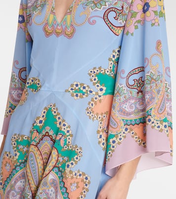 Abito lungo in seta con stampa paisley | Etro
