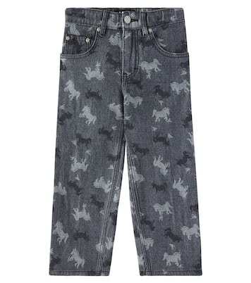 Aiden jacquard straight jeans | Molo