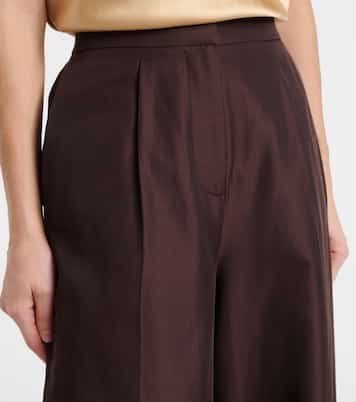 Pantaloni a gamba larga Alanel in seta e cotone | Joseph