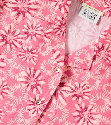 Camicia in cotone e lino con stampa | Scotch & Soda Kids