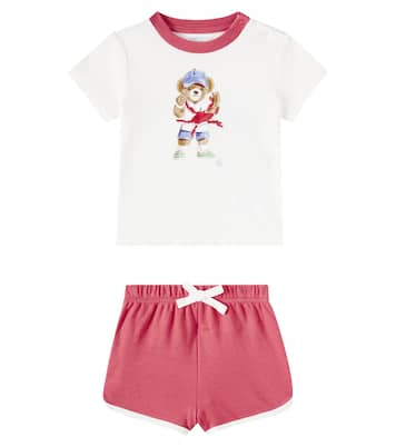 Baby cotton jersey T-shirt and shorts set | Polo Ralph Lauren Kids