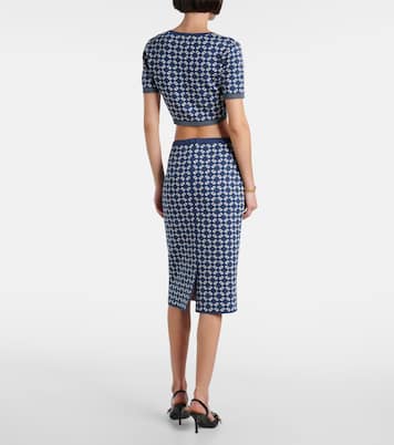 Top cropped Monogram 72 in jacquard | Givenchy