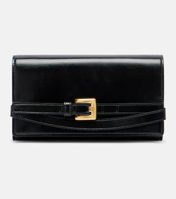 Shuffle Micro leather wallet on chain | Balmain