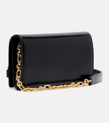 Shuffle Micro leather wallet on chain | Balmain