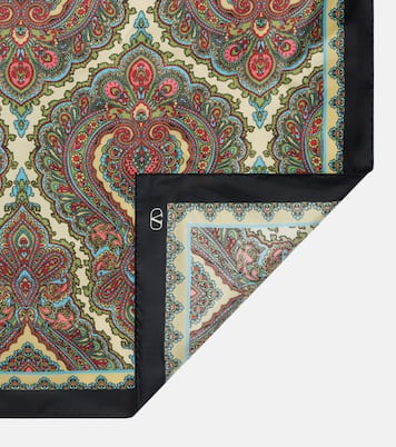 Foulard imprimé en soie  | Valentino