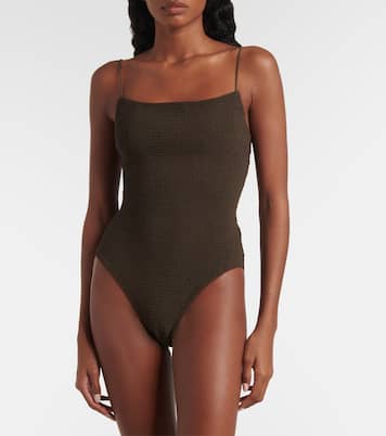 Shirred jersey swimsuit | Toteme