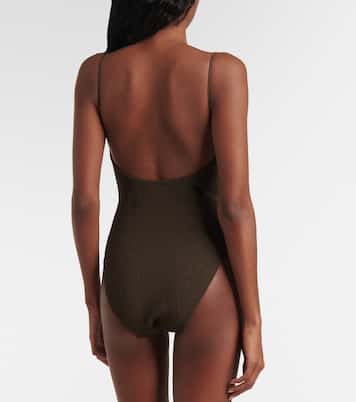 Shirred jersey swimsuit | Toteme