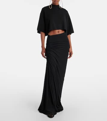 Cropped-Top aus einem Baumwollgemisch | Alaïa