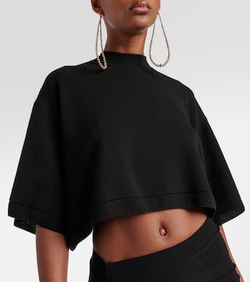 Cropped-Top aus einem Baumwollgemisch | Alaïa
