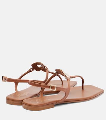 Tongs Viv' by the Sea en cuir | Roger Vivier