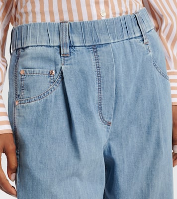 Jeans rectos de tiro alto | Brunello Cucinelli