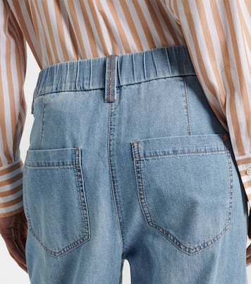Jeans rectos de tiro alto | Brunello Cucinelli