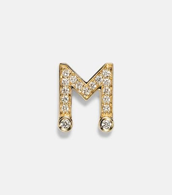 Boucle d’oreille unique Petite K en or 18 ct et diamants | Sophie Bille Brahe