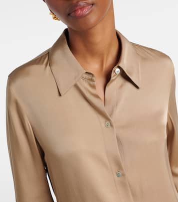Camicia in raso di misto seta | Vince