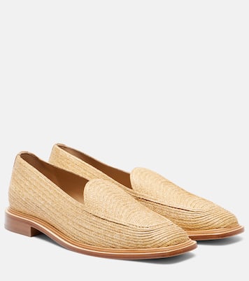 Mocassins Rio en raphia et cuir | Souliers Martinez