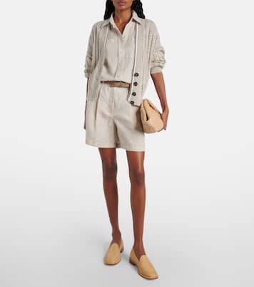 Mocassins Rio en raphia et cuir | Souliers Martinez