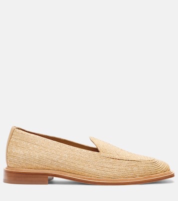 Mocassins Rio en raphia et cuir | Souliers Martinez