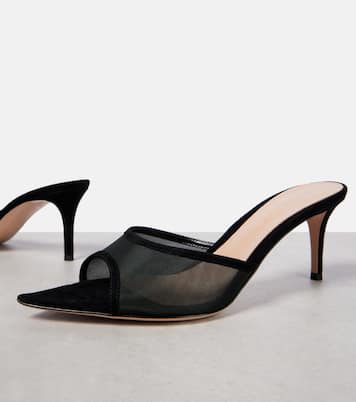 Mules 70 en organza | Gianvito Rossi