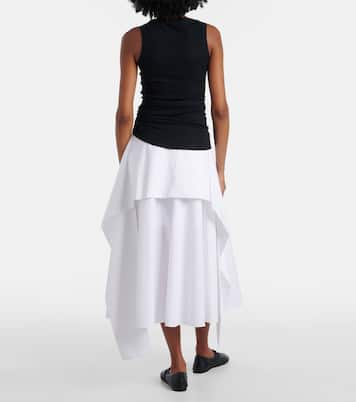 Top asymétrique en coton mélangé | Loewe
