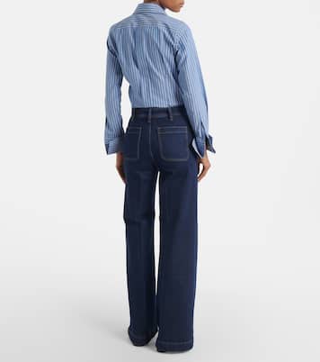 High-rise wide-leg jeans | Polo Ralph Lauren