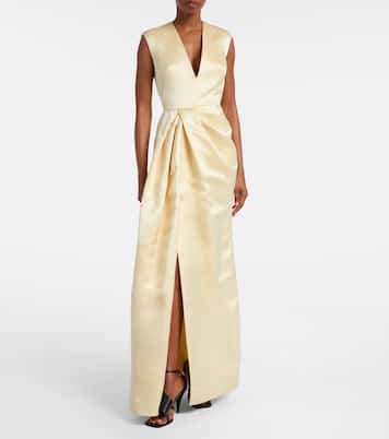 Draped silk satin gown | Givenchy