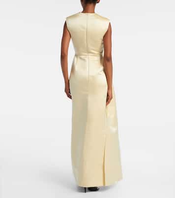 Draped silk satin gown | Givenchy