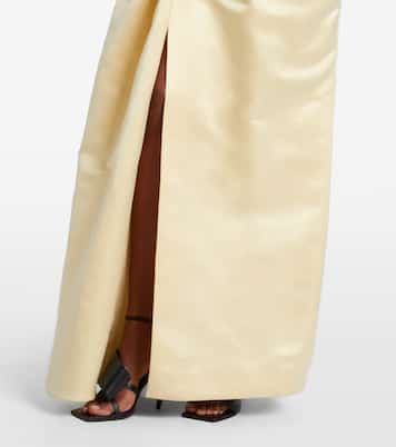 Draped silk satin gown | Givenchy