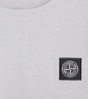 Camiseta Compass de jersey de algodón | Stone Island Junior