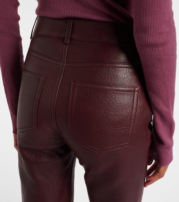 Leather flared pants | Chloé