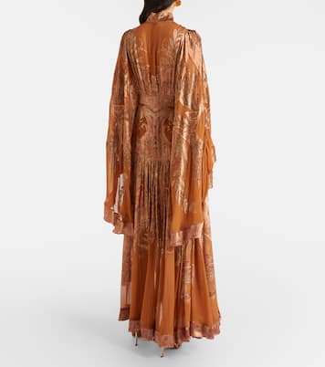 Robe longue Memento Burnout | Zimmermann