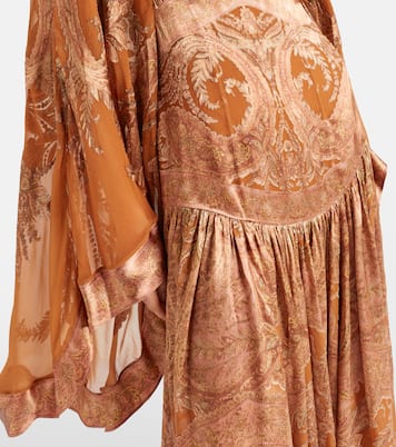 Robe longue Memento Burnout | Zimmermann