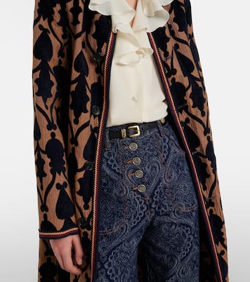 Embellished leather belt | Etro