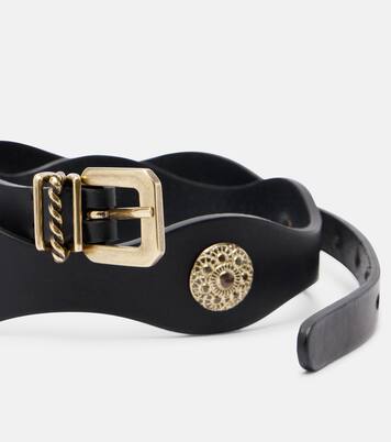 Embellished leather belt | Etro
