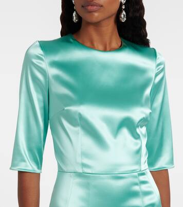 Satin midi dress | Dolce&Gabbana