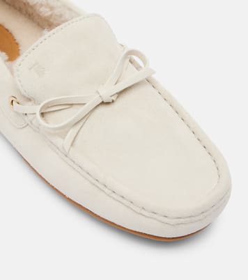 Mocassins Gommino en daim et shearling | Tod's