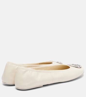 Ballerinas Reva Travel aus Leder | Tory Burch