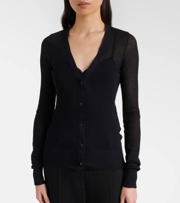 Cotton-blend cardigan | Victoria Beckham