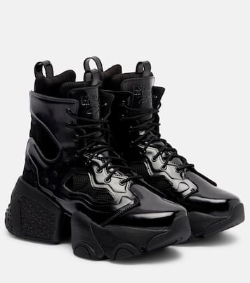 Schnürstiefel mit Cut-outs | Noir Kei Ninomiya