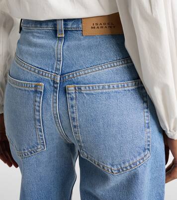 Drolane high-rise straight jeans | Isabel Marant