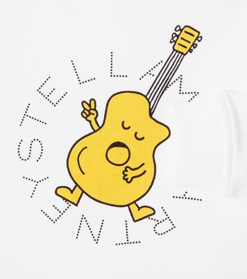 Baby logo cotton fleece sweatshirt | Stella McCartney Kids