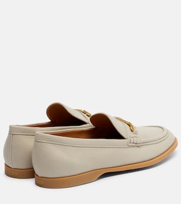 Embellished leather loafers | Tod's