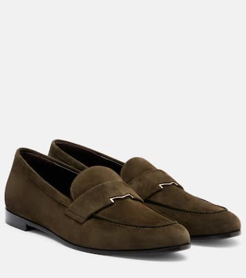 Embellished suede loafers | Max Mara