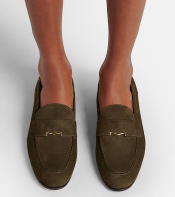 Embellished suede loafers | Max Mara